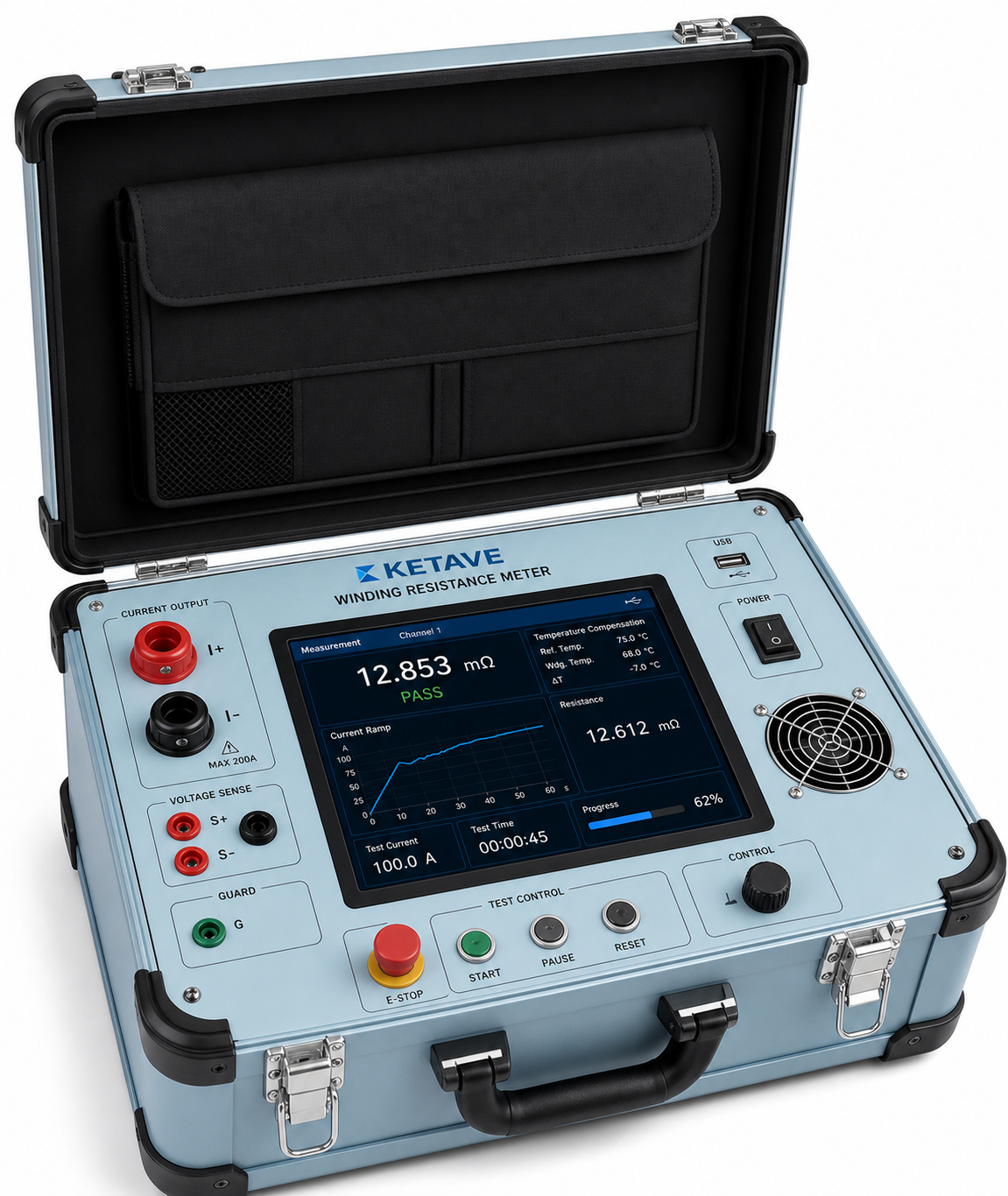 Winding Resistance Meter realistic testing instrument